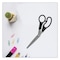 Westcott Value Line Stainless Steel Shears, 8" Long, 3.5" Cut Length, Crane-Style Black Handle, PK3 13402 - alternate 6